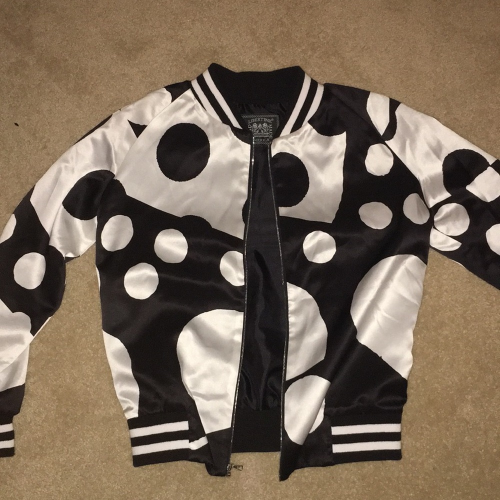 **REAL** VINTAGE LIBERTINE SATIN BOMBER !!!